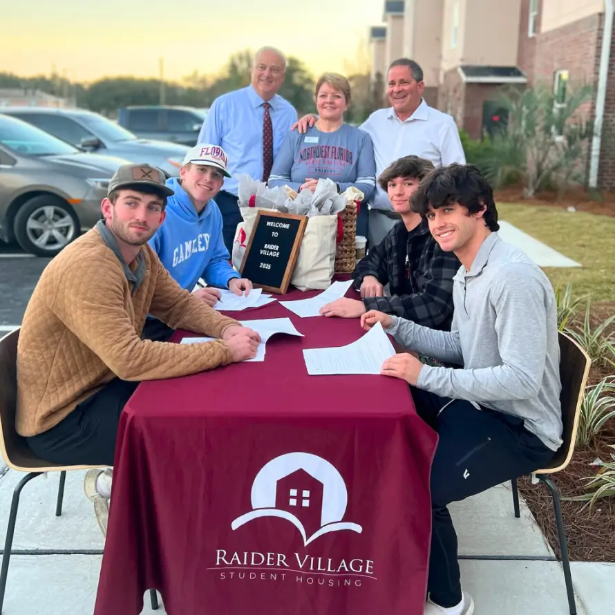 Raider Village Student Housing table