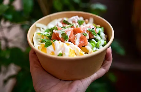a poke bowl