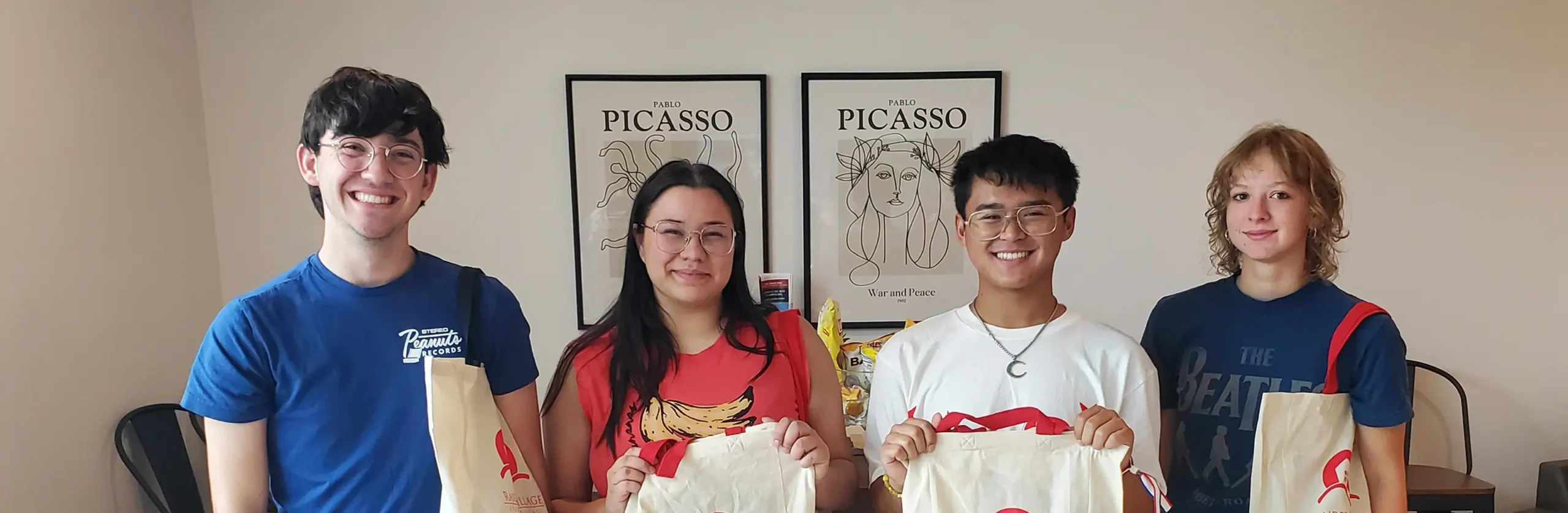 a diverse group of young adults