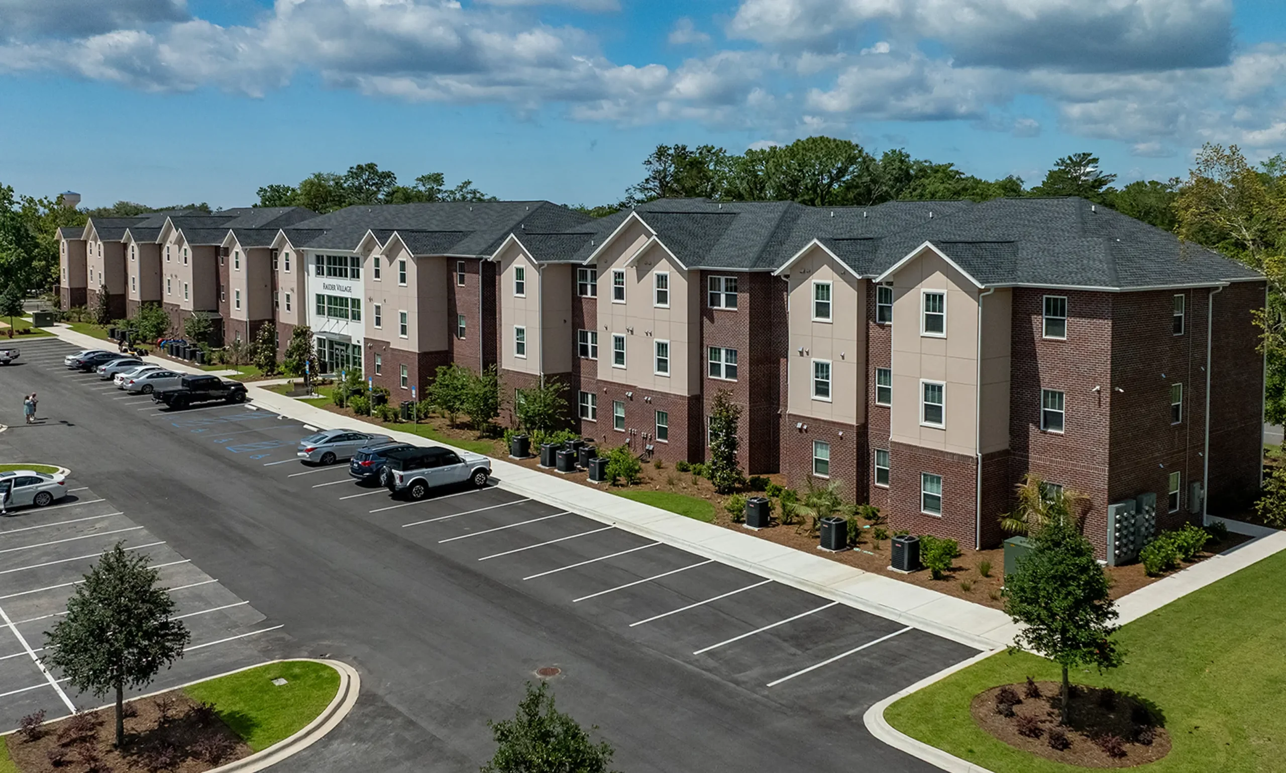 exterior view of Raider Village